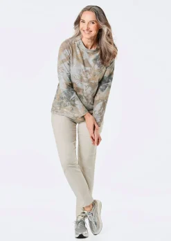 Sweatshirt mit Stehkragen