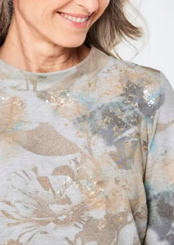 Sweatshirt mit Stehkragen