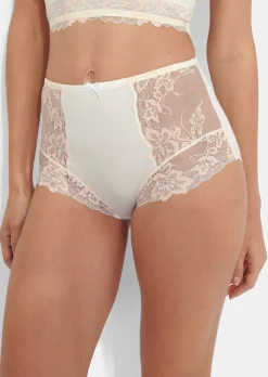Taillenslip mit Spitzeneinsatz
