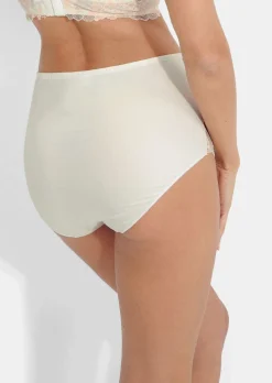 Taillenslip mit Spitzeneinsatz