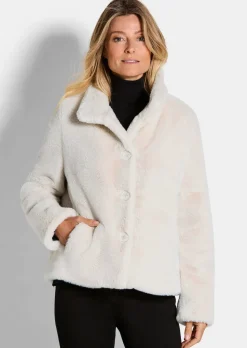 Teddyjacke mit Stehkragen