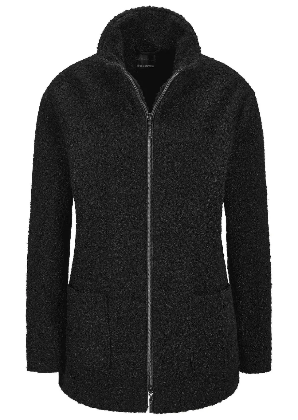 Teddy Jacke mit Stehkragen