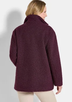 Teddy Jacke mit Stehkragen