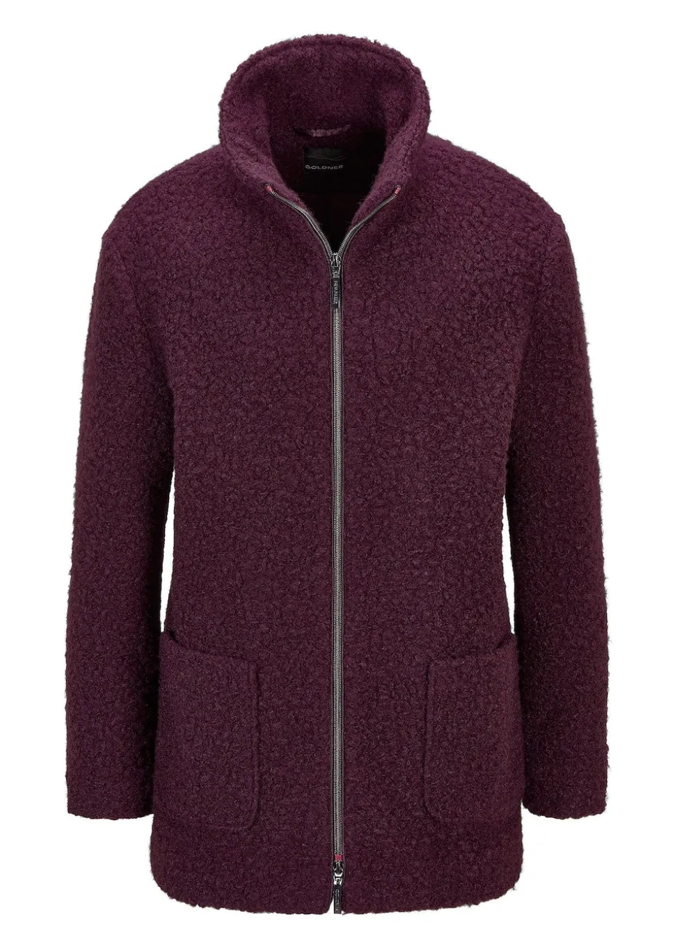 Teddy Jacke mit Stehkragen