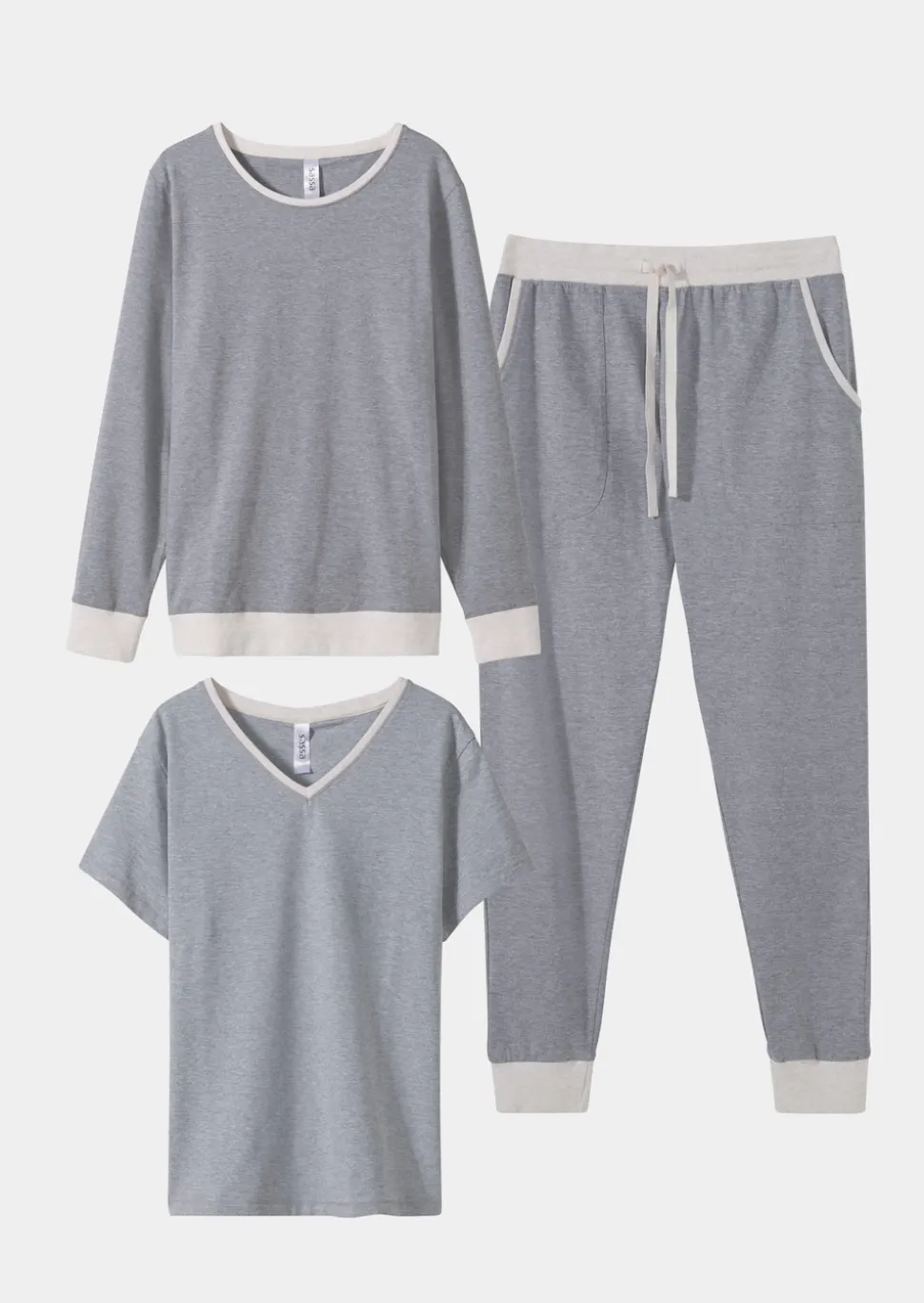 3-teiliges Loungewear-Set