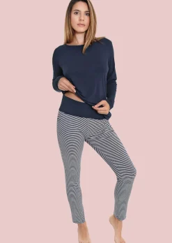 3tlg. Jersey-Loungewear-Set