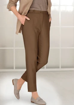 Trageangenehme Rippenhose Klassik-Schnitt