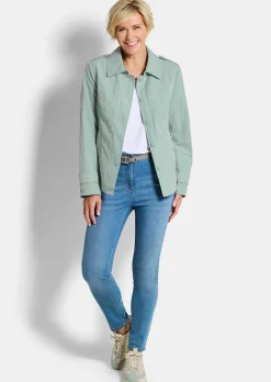 Trench-Jacke in Crash-Optik