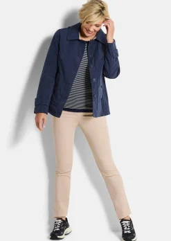 Trench-Jacke in Crash-Optik