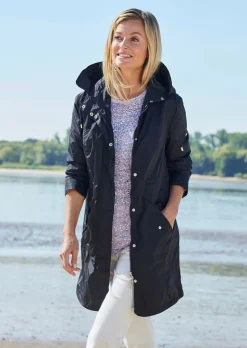 Trendiger leichter Regen Parka aus funktionalem Material