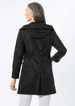 Trendiger leichter Regen Parka aus funktionalem Material