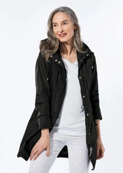 Trendiger leichter Regen Parka aus funktionalem Material