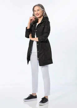 Trendiger leichter Regen Parka aus funktionalem Material