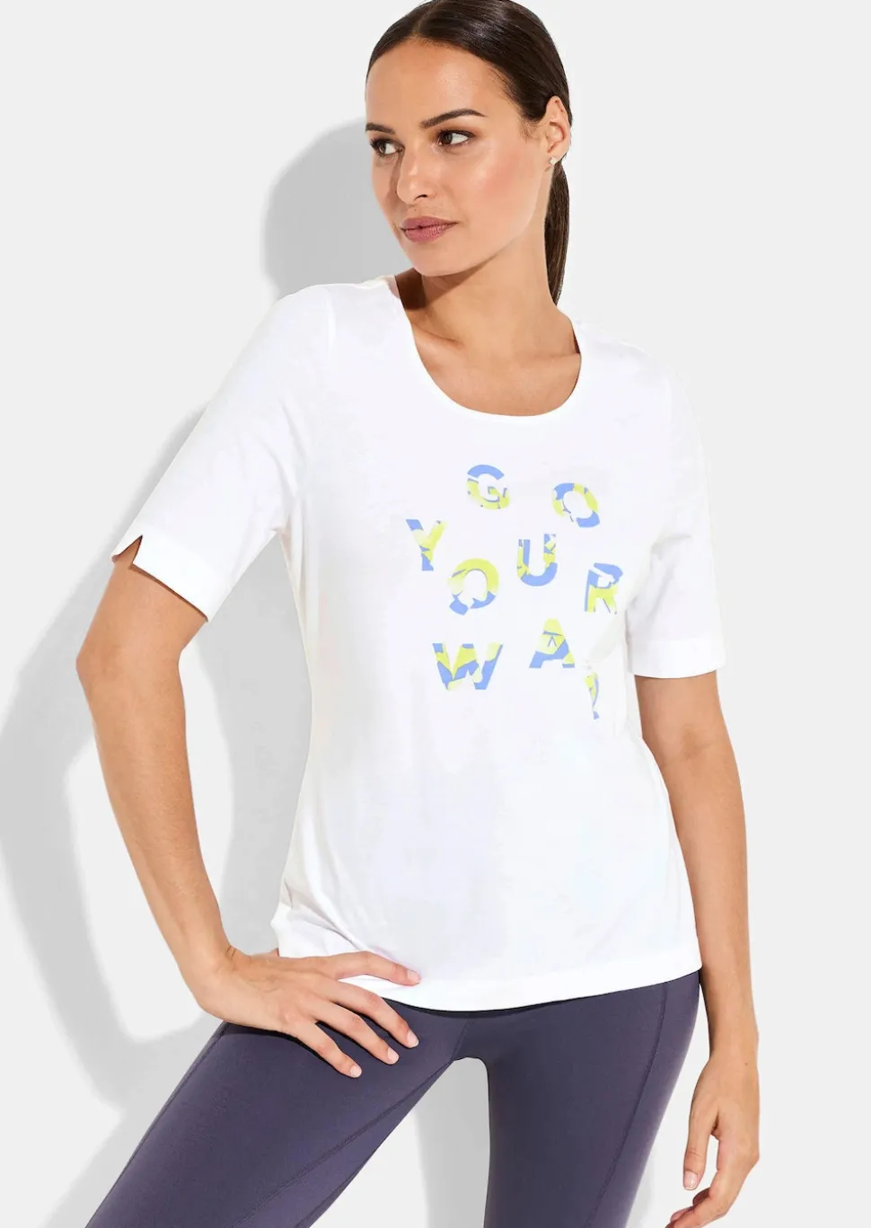 T-Shirt aus Baumwoll-Jersey