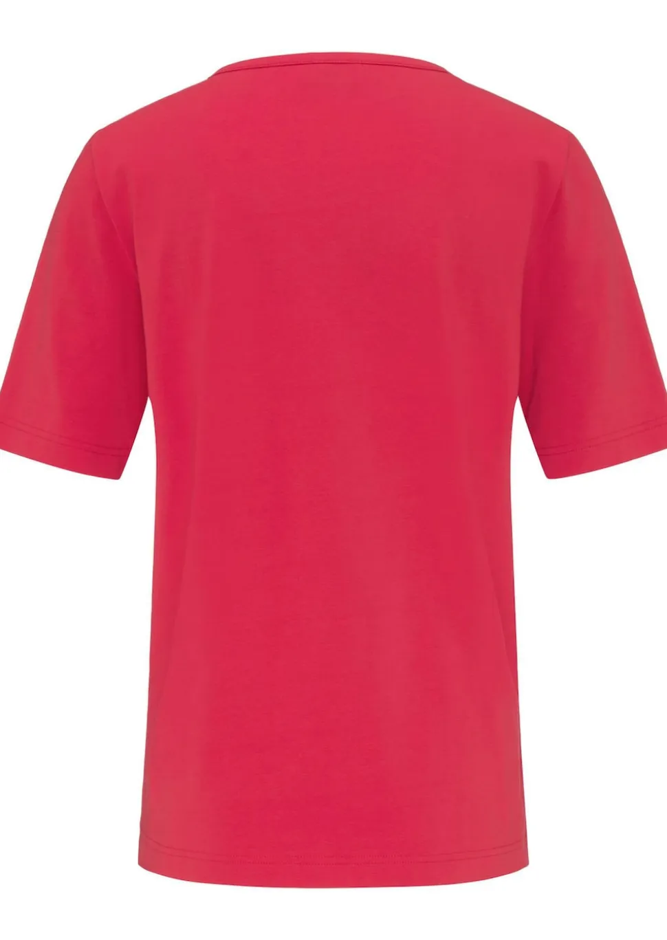 T-Shirt mit charmantem Ausschnitt und Schmucksteinchen
