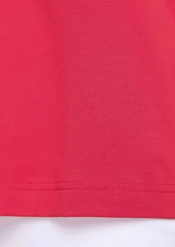 T-Shirt mit charmantem Ausschnitt und Schmucksteinchen