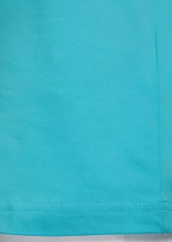 T-Shirt mit charmantem Ausschnitt und Schmucksteinchen