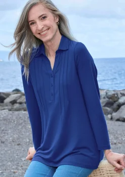 Tunika aus Viskose-Jersey