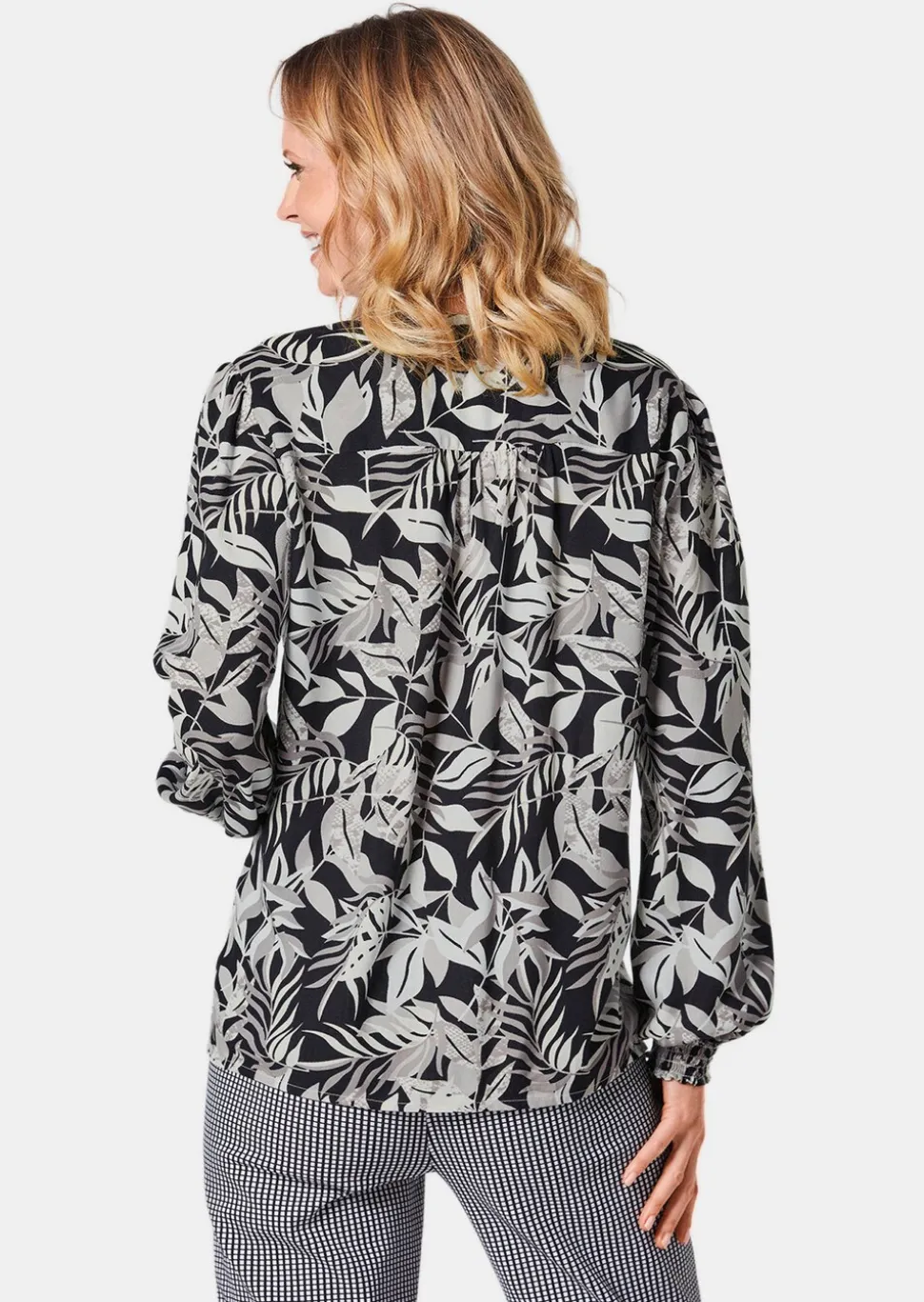 Tunika-Druckbluse