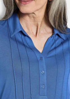 Tunikashirt aus Jersey mit Biesen