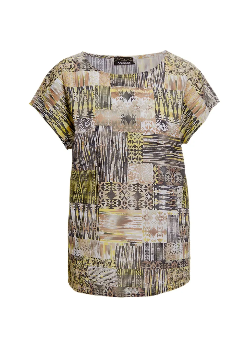 Ultraleichte Druckbluse aus reiner Baumwolle