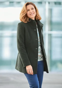 Unentbehrliche Wolljacke mit feinen Details