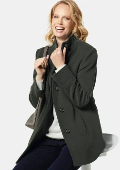 Unentbehrliche Wolljacke mit feinen Details