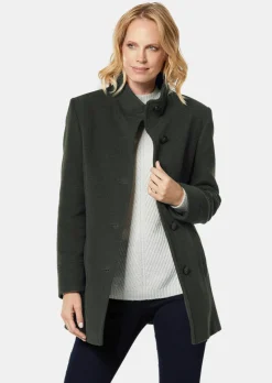 Unentbehrliche Wolljacke mit feinen Details