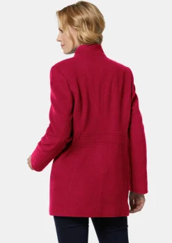 Unentbehrliche Wolljacke mit feinen Details