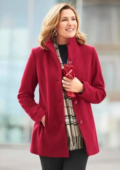 Unentbehrliche Wolljacke mit feinen Details