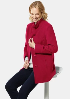 Unentbehrliche Wolljacke mit feinen Details