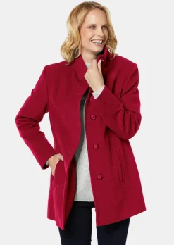 Unentbehrliche Wolljacke mit feinen Details