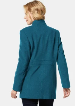 Unentbehrliche Wolljacke mit feinen Details