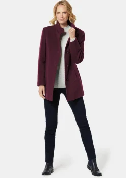 Unentbehrliche Wolljacke mit feinen Details