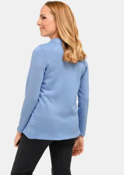 Unkomplizierter Pullover mit Polokragen