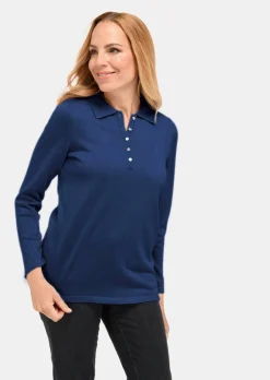 Unkomplizierter Pullover mit Polokragen
