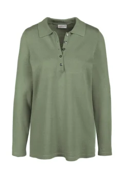 Unkomplizierter Pullover mit Polokragen