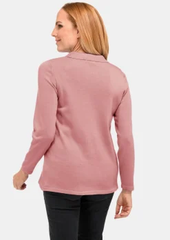 Unkomplizierter Pullover mit Polokragen