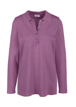 Unkomplizierter Pullover mit Polokragen