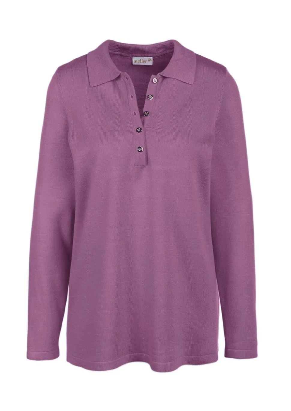 Unkomplizierter Pullover mit Polokragen