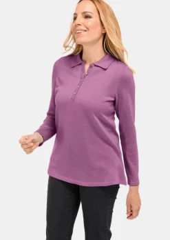 Unkomplizierter Pullover mit Polokragen