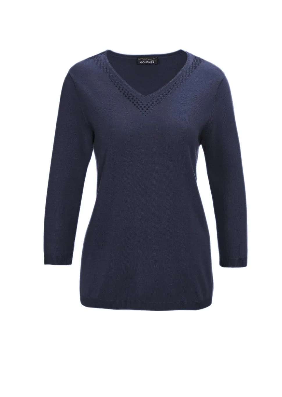 Unkomplizierter Pullover mit V-Ausschnitt