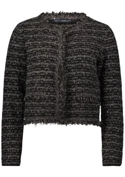Verkürzter Cardigan mit Pailletten