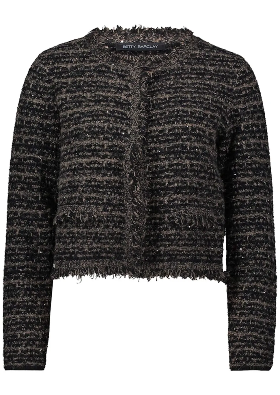 Verkürzter Cardigan mit Pailletten