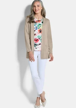 Verschlussloser Cardigan aus COTTAMIRA