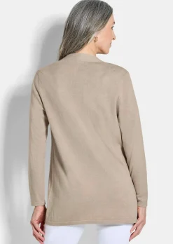 Verschlussloser Cardigan aus COTTAMIRA