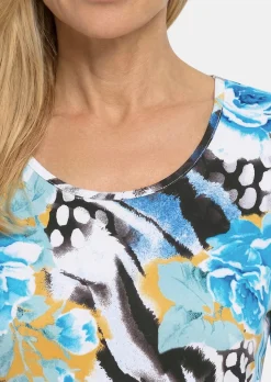 Viskoseshirt im attraktiven Mustermix
