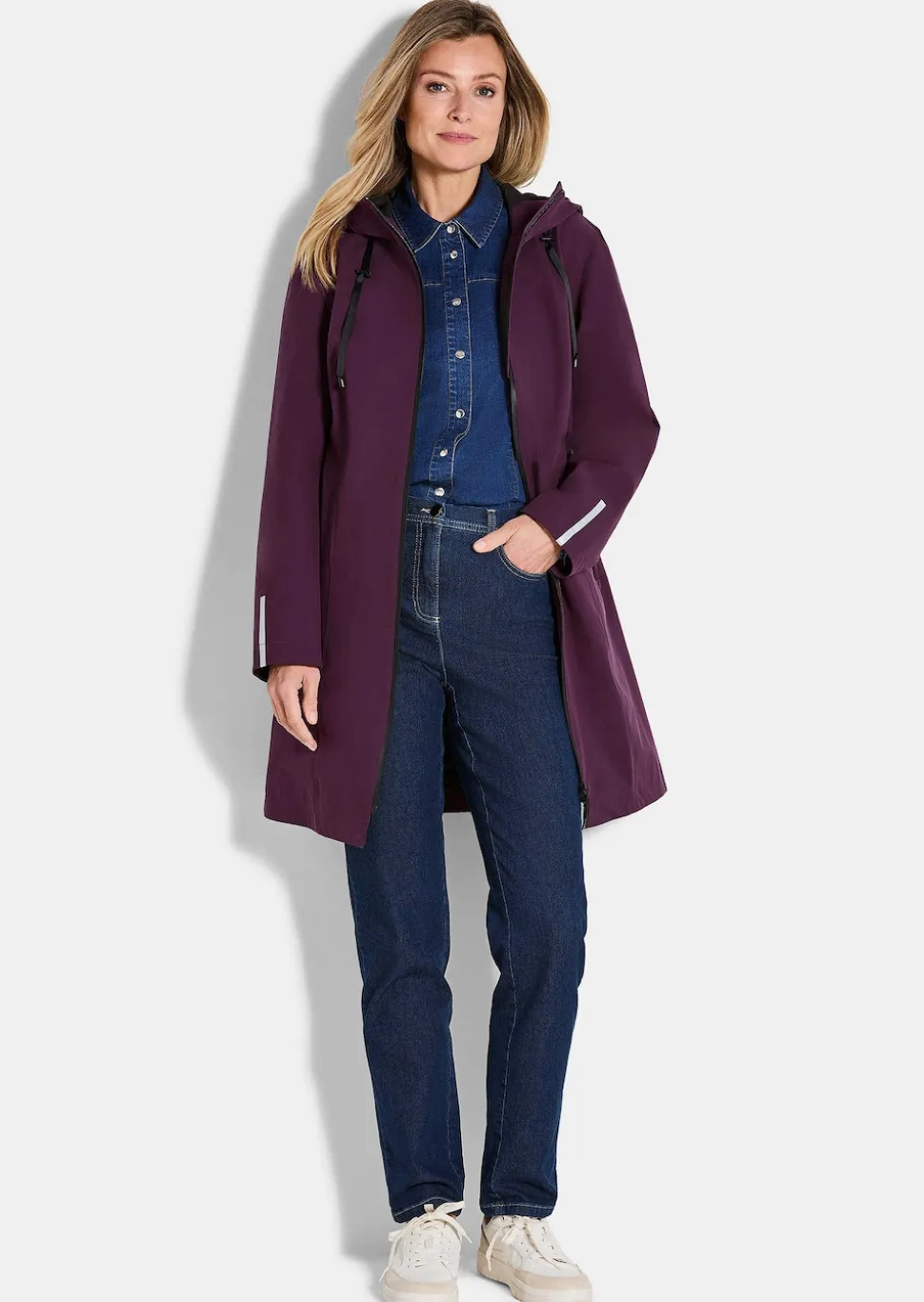 Wasserdichte Funktionsjacke mit Reflektoren