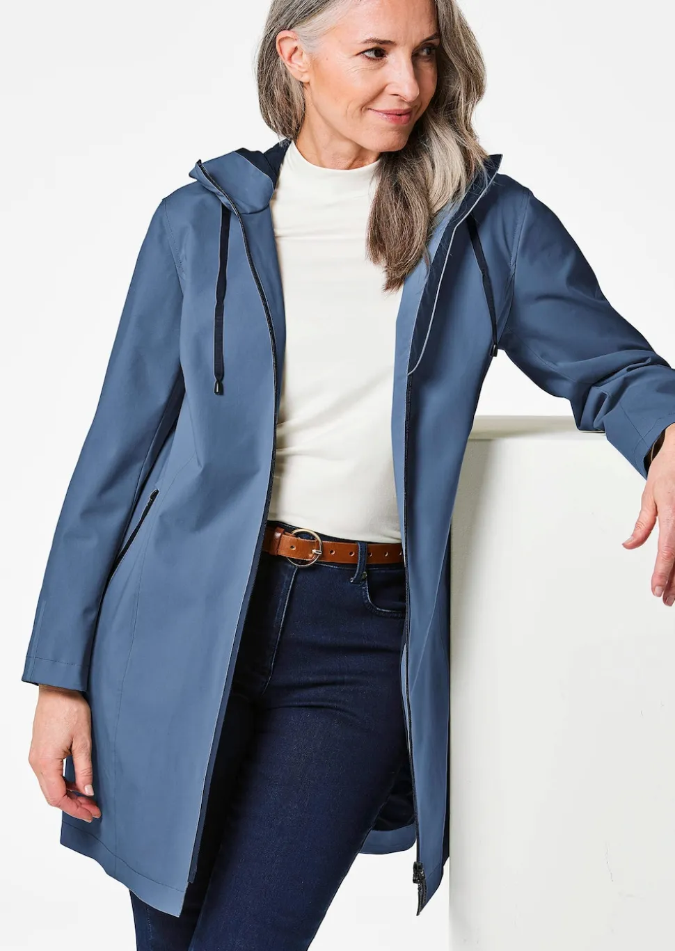 Wasserdichte Funktionsjacke mit Reflektoren