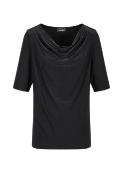 Wasserfallshirt mit Glitzersteinen